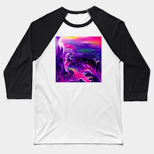 Neon Sea Baseball T-Shirt